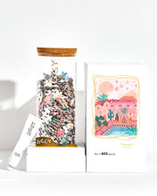 Load image into Gallery viewer, 800pc Puzzle & Glue Kit: Desert Dreams