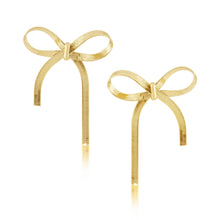 Load image into Gallery viewer, Gold Box Stud Earrings, tarnish free and hypoallergenic. 18K gold-plated.