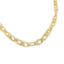 Load image into Gallery viewer, Timeless triple diamond chain link necklace, handcrafted with intricate details and lobster clasp.