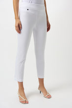 Load image into Gallery viewer, Textured jacquard pull-on pants with a chic JR ornament and a contour waistband for exceptional comfort and style.
