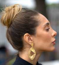 Load image into Gallery viewer, Ultra lightweight PARDO EARRINGS featuring a geometric design, adding modern sophistication to any outfit.

