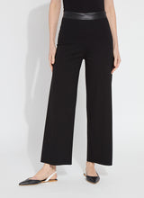 Load image into Gallery viewer, Lysse's Denver Hi Waist Wide Leg Pants in Black, crafted from soft, stretchy material.
