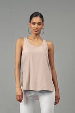 Load image into Gallery viewer, A beautiful satin tank with a split back detail. A must-have essential from Lola &amp; Sophie.
