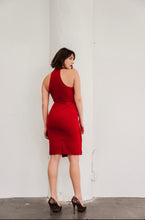 Load image into Gallery viewer, Stunning red Sharon Cocktail Dress from Posh Couture.

